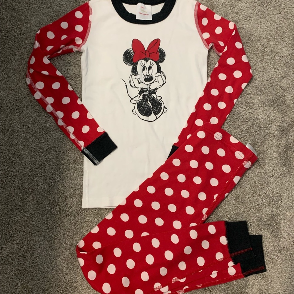 Size 12 hanna Andersson Minnie pajamas